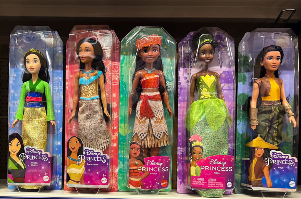 Dit zijn tot nu toe de enige diverse prinsessen die Disney in hun films verwerkte.© Noor Corthouts